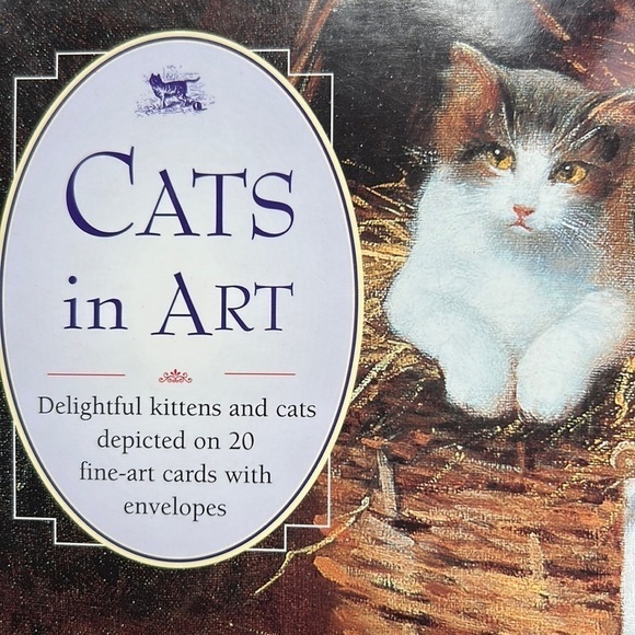 Cats in Art: A Delightful Box of High-Quality Fine Art Notecards Cards - Picture 5 of 11